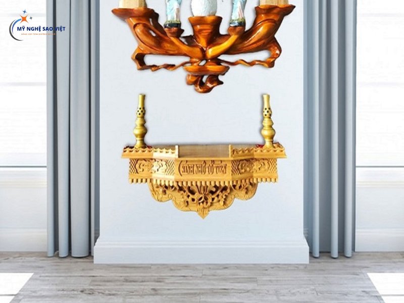 trang trí bàn thờ Gia tiên Công giáo