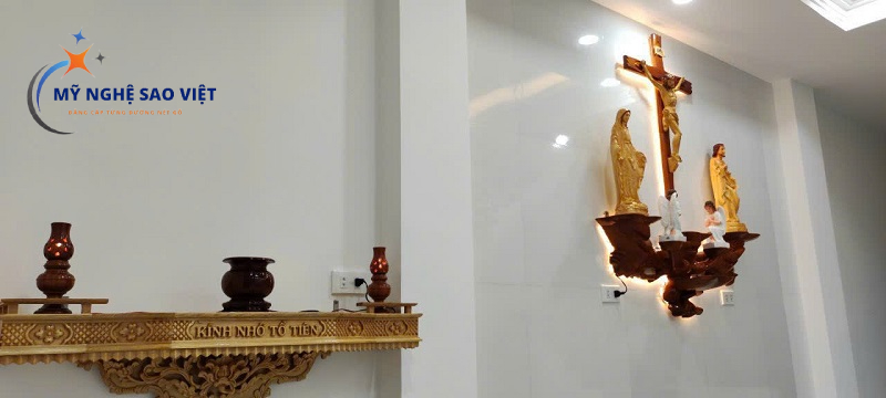 Bàn thờ gia tiên của người công giáo Bàn thờ gia tiên của người công giáo