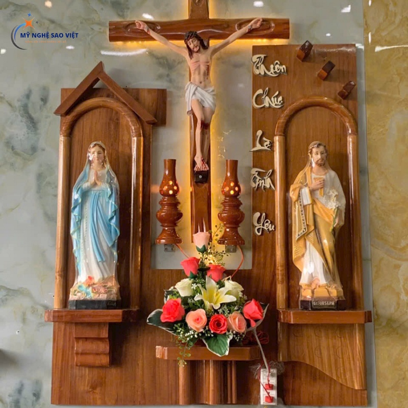 Những mẫu bàn thờ công giáo đẹp
