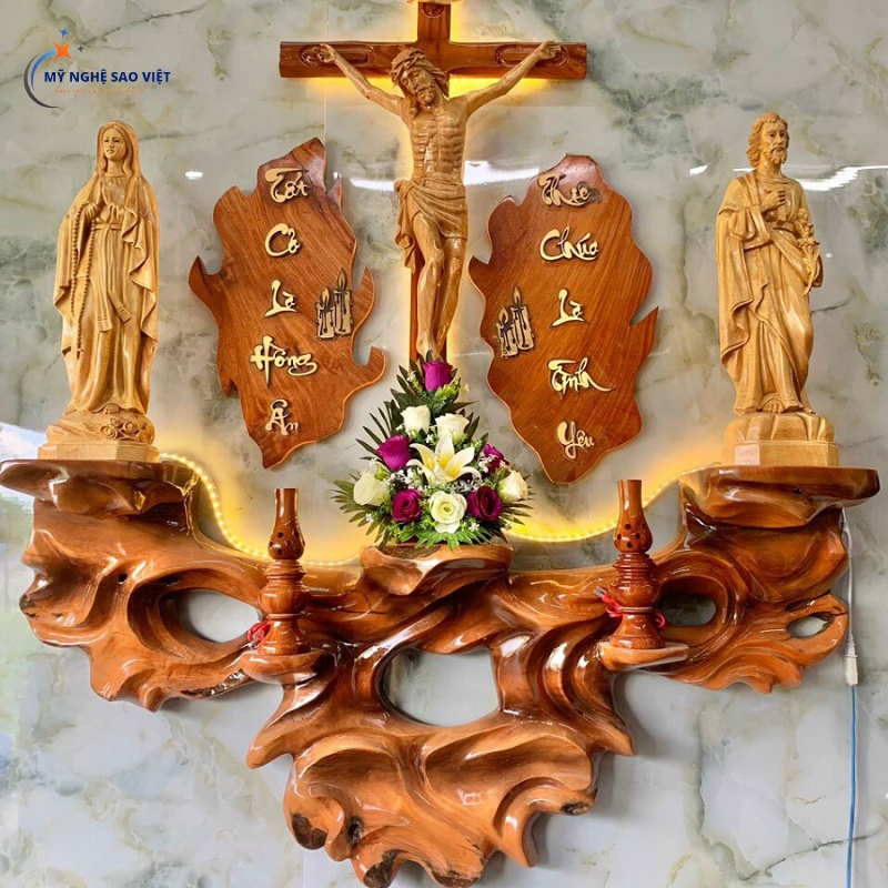 Những mẫu bàn thờ công giáo đẹp