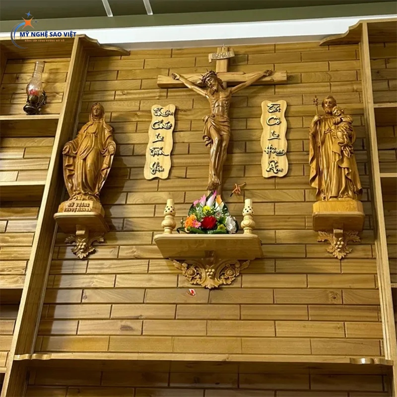 Những mẫu bàn thờ công giáo đẹp