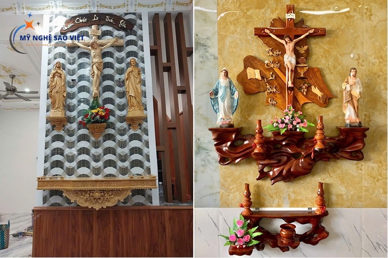 Bàn thờ Chúa và bàn thờ Gia tiên