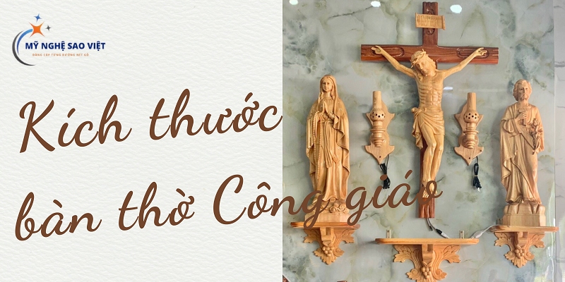 kích thước bàn thờ Công giáo