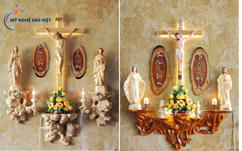 kích thước bàn thờ Công giáo