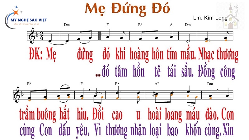 Lời bài hát về Mẹ Maria