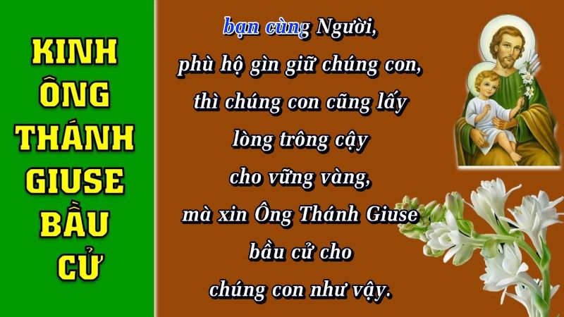 kinh ông thánh Giuse