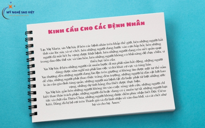 Kinh cầu cho các bệnh nhân Kinh cầu cho các bệnh nhân