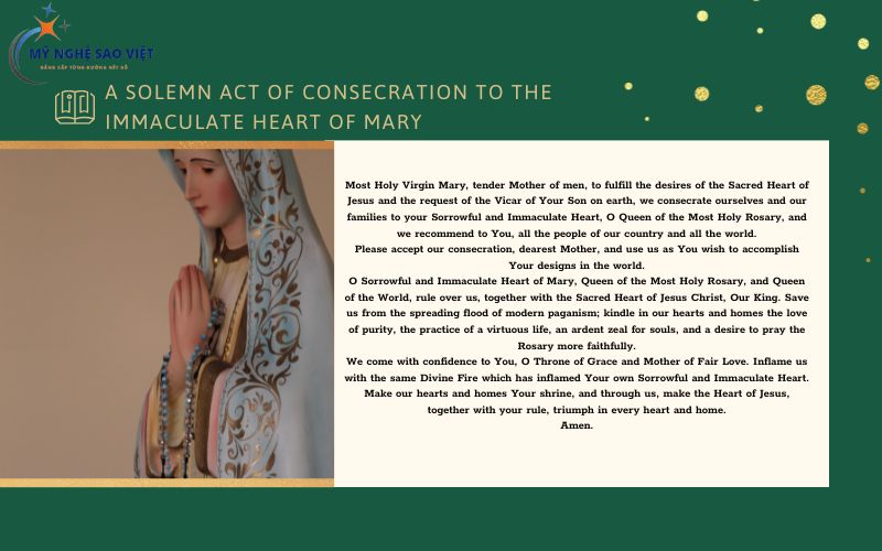 Kinh dâng gia đình cho trái tim Mẹ Kinh dâng gia đình cho trái tim Mẹ